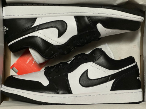 조던 1 로우 블랙 앤 화이트 DC0774-101 photo review