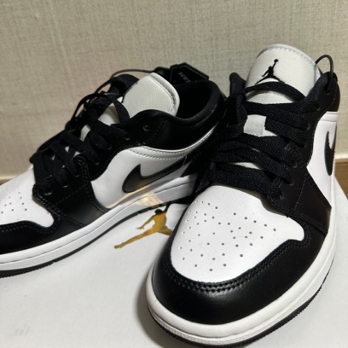 조던 1 로우 블랙 앤 화이트 DC0774-101 photo review