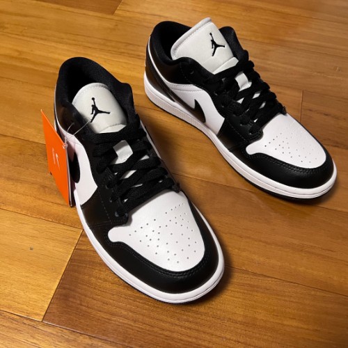 조던 1 로우 블랙 앤 화이트 DC0774-101 photo review