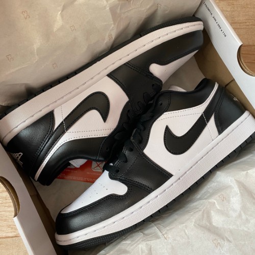 조던 1 로우 블랙 앤 화이트 DC0774-101 photo review