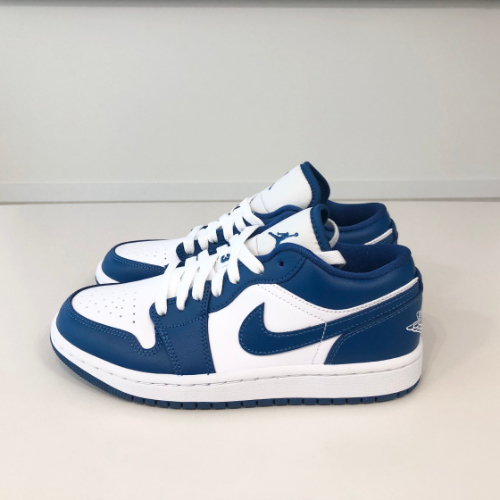 조던 1 로우 화이트 다크 마리나 블루 DC0774-114 photo review