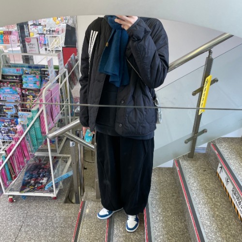 조던 1 로우 화이트 다크 마리나 블루 DC0774-114 photo review