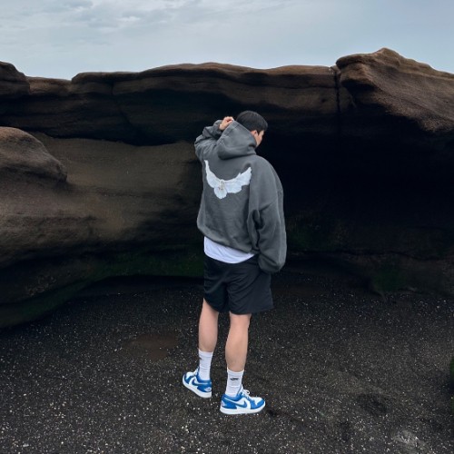 조던 1 로우 화이트 다크 마리나 블루 DC0774-114 photo review