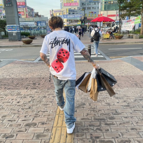 조던 1 로우 화이트 다크 마리나 블루 DC0774-114 photo review