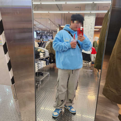 나이키 덩크 로우 레트로 유니버시티 블루 DD1391-102 photo review