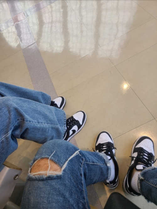 나이키 덩크 로우 블랙 DD1503-101 photo review