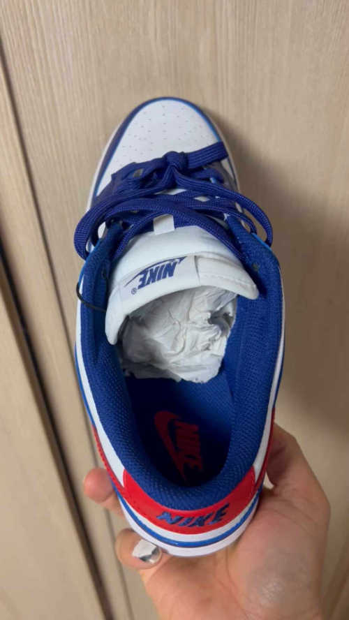 나이키 덩크 로우 화이트 앤 유니버시티 레드 DD1503-119 photo review