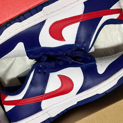 나이키 덩크 로우 화이트 앤 유니버시티 레드 DD1503-119 photo review