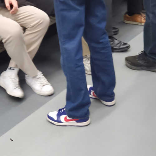 나이키 덩크 로우 화이트 앤 유니버시티 레드 DD1503-119 photo review