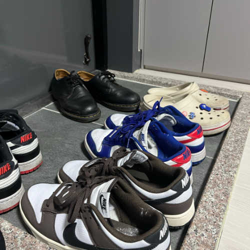 나이키 덩크 로우 화이트 앤 유니버시티 레드 DD1503-119 photo review