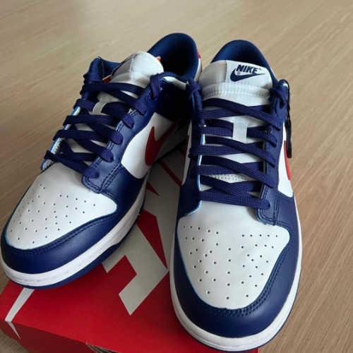 나이키 덩크 로우 화이트 앤 유니버시티 레드 DD1503-119 photo review