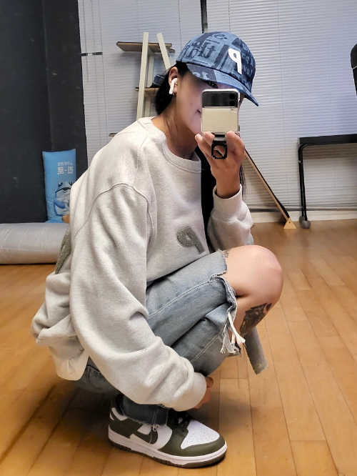 나이키 덩크 로우 미디움 올리브 DD1503-120 photo review