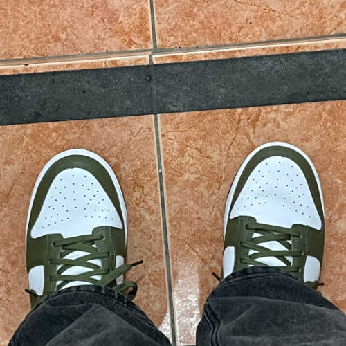 나이키 덩크 로우 미디움 올리브 DD1503-120 photo review