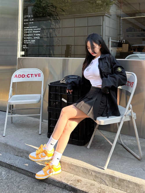 나이키 덩크 로우 레이저 오렌지 DD1503-800 photo review