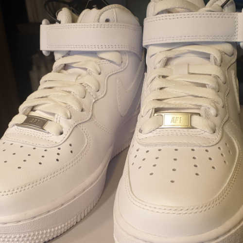 나이키 에어포스 1 '07 미드 화이트 DD9625-100 photo review