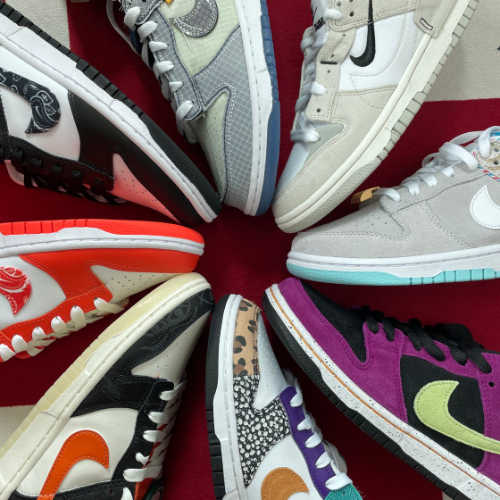 나이키 덩크 로우 에센셜 블랙 페이즐리 DH4401-100 photo review