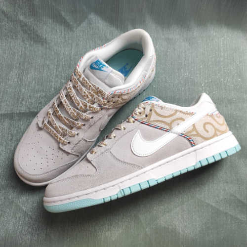 나이키 덩크 로우 레트로 SE 바버샵 그레이 DH7614-500 photo review