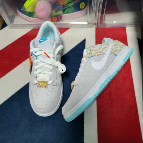 나이키 덩크 로우 레트로 SE 바버샵 그레이 DH7614-500 photo review