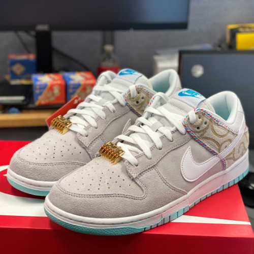 나이키 덩크 로우 레트로 SE 바버샵 그레이 DH7614-500 photo review