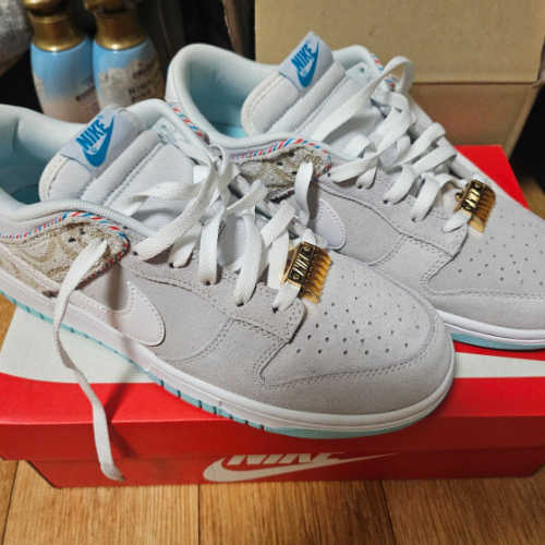 나이키 덩크 로우 레트로 SE 바버샵 그레이 DH7614-500 photo review