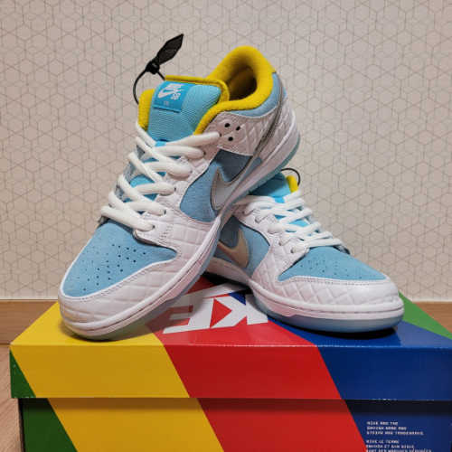 나이키 x FTC SB 덩크 로우 프로 QS 라군 펄스 DH7687-400 photo review