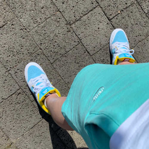 나이키 x FTC SB 덩크 로우 프로 QS 라군 펄스 DH7687-400 photo review