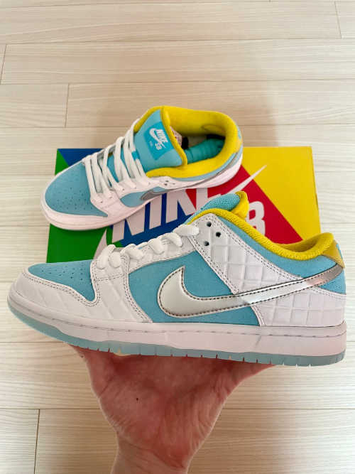 나이키 x FTC SB 덩크 로우 프로 QS 라군 펄스 DH7687-400 photo review