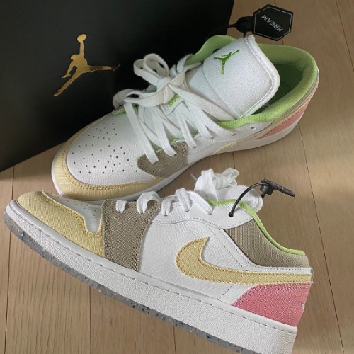 조던 1 로우 SE 파스텔 그라인드 DJ0341-100 photo review