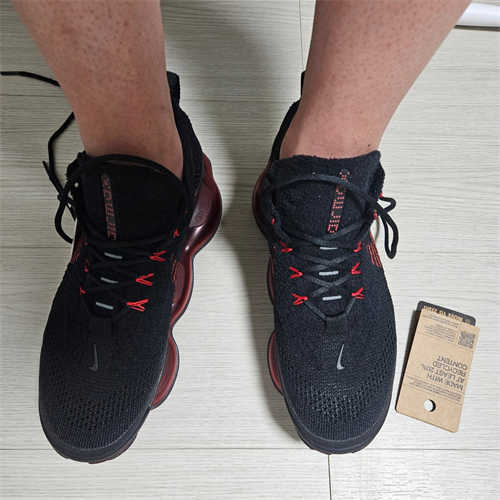 나이키 에어맥스 스콜피온 플라이니트 블랙 앤 유니버시티 레드 DJ4701-004 photo review