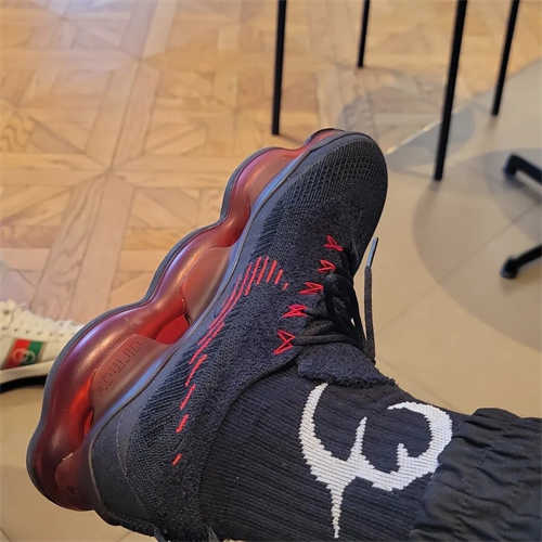 나이키 에어맥스 스콜피온 플라이니트 블랙 앤 유니버시티 레드 DJ4701-004 photo review