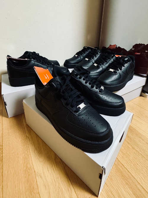 나이키 에어포스 1 '07 프레쉬 블랙 DM0211-001 photo review