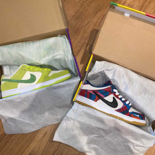 나이키 SB 덩크 로우 프로 사워 애플 DM0807-300 photo review