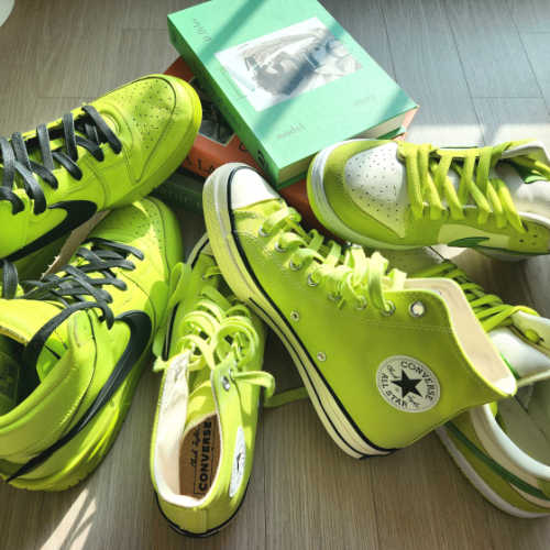 나이키 SB 덩크 로우 프로 사워 애플 DM0807-300 photo review