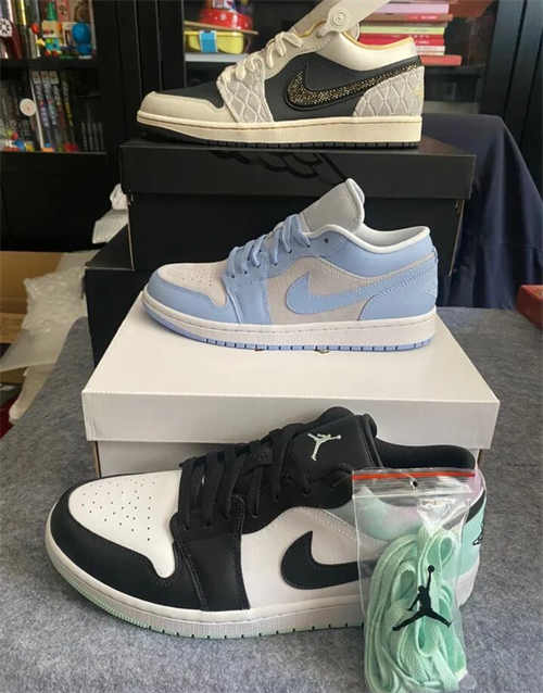 조던 1 로우 SE 화이트 블랙 타이다이 DM1199-100 photo review