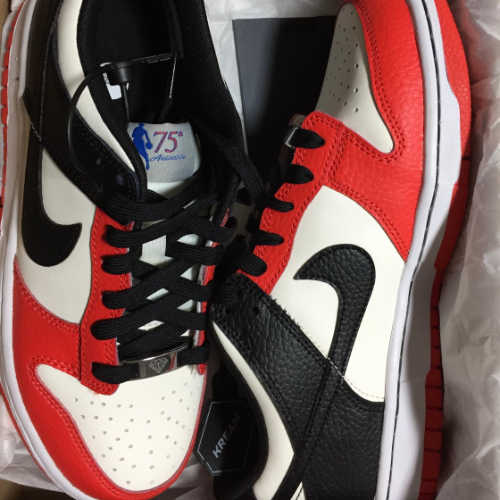 나이키 x NBA 덩크 로우 블랙 앤 칠리 레드 DO6288-100 photo review