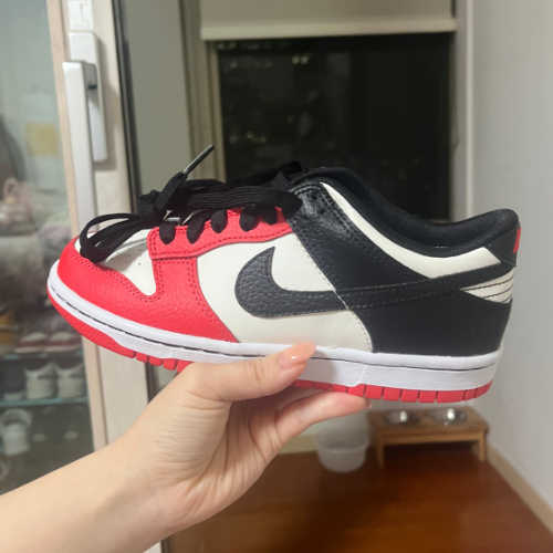 나이키 x NBA 덩크 로우 블랙 앤 칠리 레드 DO6288-100 photo review