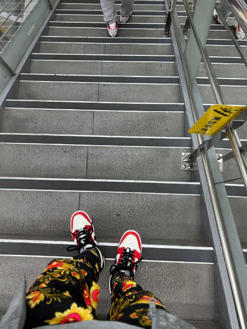 나이키 x NBA 덩크 로우 블랙 앤 칠리 레드 DO6288-100 photo review