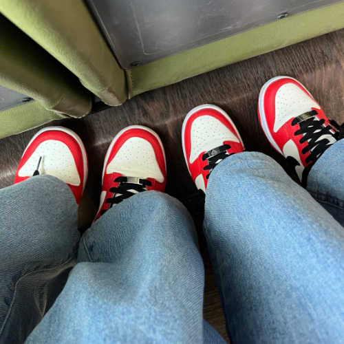 나이키 x NBA 덩크 로우 블랙 앤 칠리 레드 DO6288-100 photo review