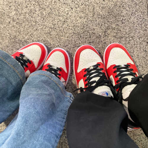 나이키 x NBA 덩크 로우 블랙 앤 칠리 레드 DO6288-100 photo review