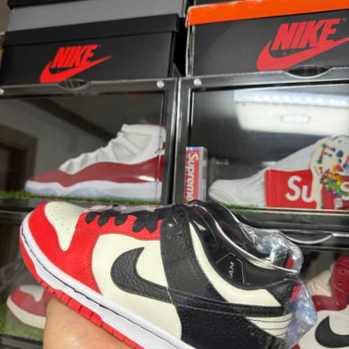 나이키 x NBA 덩크 로우 블랙 앤 칠리 레드 DO6288-100 photo review