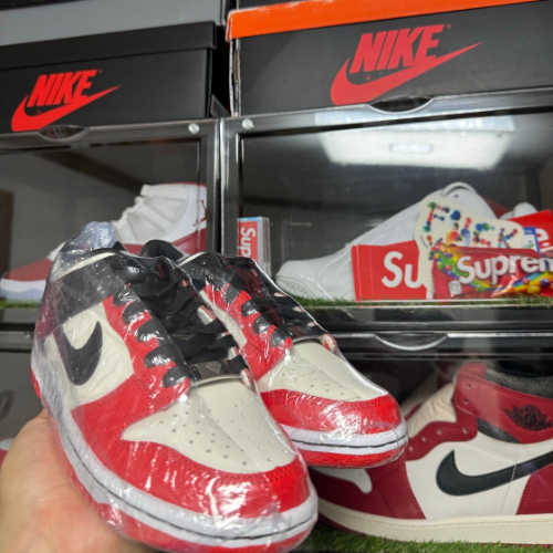 나이키 x NBA 덩크 로우 블랙 앤 칠리 레드 DO6288-100 photo review