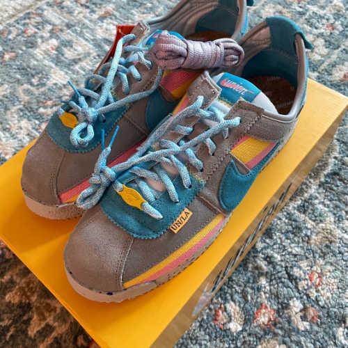 나이키 x 유니온 코르테즈 SP 라이트 스모크 DR1413-002 photo review