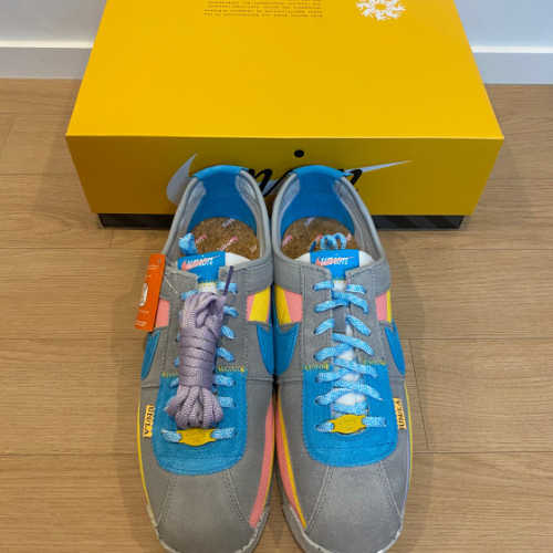 나이키 x 유니온 코르테즈 SP 라이트 스모크 DR1413-002 photo review