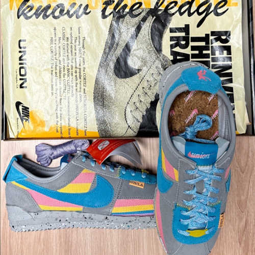 나이키 x 유니온 코르테즈 SP 라이트 스모크 DR1413-002 photo review