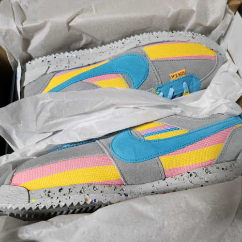 나이키 x 유니온 코르테즈 SP 라이트 스모크 DR1413-002 photo review