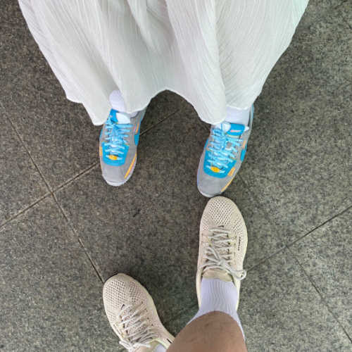 나이키 x 유니온 코르테즈 SP 라이트 스모크 DR1413-002 photo review