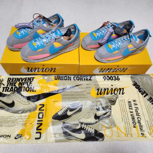 나이키 x 유니온 코르테즈 SP 라이트 스모크 DR1413-002 photo review