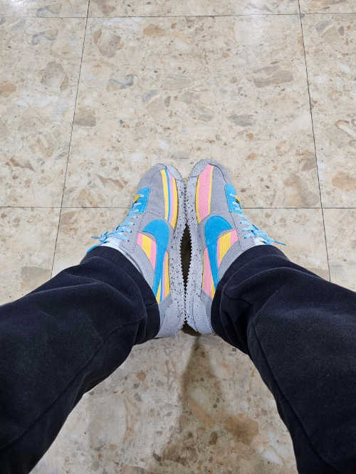 나이키 x 유니온 코르테즈 SP 라이트 스모크 DR1413-002 photo review