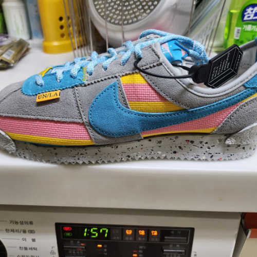 나이키 x 유니온 코르테즈 SP 라이트 스모크 DR1413-002 photo review