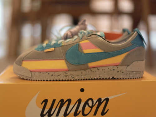 나이키 x 유니온 코르테즈 SP 라이트 스모크 DR1413-002 photo review